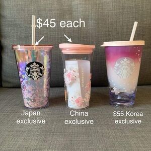 Starbucks Asia exclusive tumblers